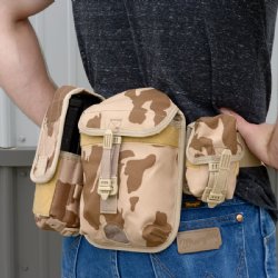 CZECH DESERT CAMO BELT & POUCH SET