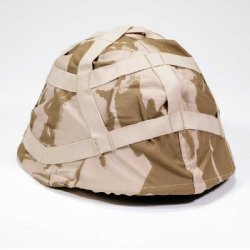 BRITISH DESERT CAMO HELMET COVER