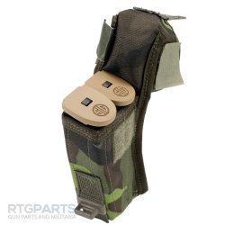 CZECH M95 CAMO 2-CELL DOUBLE PISTOL MAG POUCH, LIKE NEW