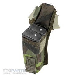 CZECH M95 CAMO 2-CELL DOUBLE PISTOL MAG POUCH, LIKE NEW