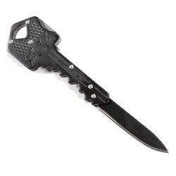 SOG KNIVES & TOOLS FOLDING KEY KNIFE, 1.5 INCH, BLACK