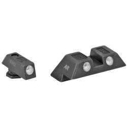 GLOCK OEM NIGHT SIGHT SET, 6.5MM, CORRECT FOR 17/19/22 /23/26/27/33/34/35/37/38/39, DOES NOT FIT G42/43