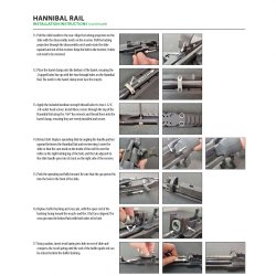 SAMSON HANNIBAL RAIL FOR 2007 AND EARLIER RUGER MINI-14/30, NATURAL GREY 