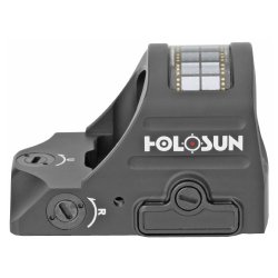 HOLOSUN 407C X2 MICRO REFLEX SIGHT, SOLAR, RED 2 MOA DOT