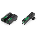 KAHR NIGHT SIGHTS, TRUGLO TRITIUM PRO, U-NOTCH REAR, FITS MOST KARH PISTOLS