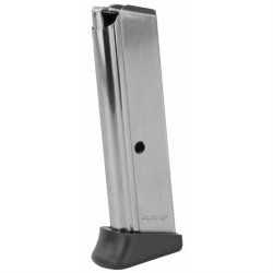 WALTHER PPK/S .380 7RD NICKEL FINGER REST FLOORPLATE MAGAZINE, MEC-GAR