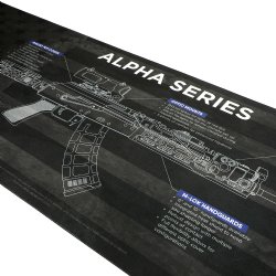 MIDWEST INDUSTRIES ALPHA SERIES GUN MAT, 36X12