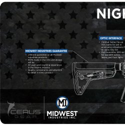 MIDWEST INDUSTRIES AR15 SERIES GUN MAT, 36X12