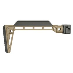 MIDWEST INDUSTRIES MINIMALIST SIDE FOLDING STOCK FOR PICATINNY, FDE