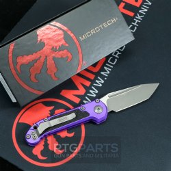 MICROTECH LUDT GEN III AUTO KNIFE, T/E, PURPLE, 3.5 INCH, APOCALYPTIC, 1136-10APPU