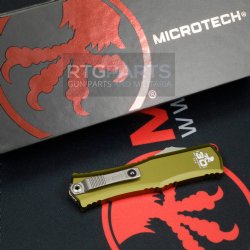 MICROTECH HERA II MINI D/E OTF, AUTOMATIC KNIFE, OD GREEN 30TH ANNIVERSARY, 3 INCH, STONEWASH, 1702M-10OD30