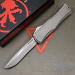 MICROTECH HERA II RECURVE OTF AUTOMATIC KNIFE, NATURAL CLEAR, 4 INCH, APOCALYPTIC, 1705-10APNC
