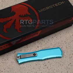 MICROTECH HERA II MINI S/E RECURVE OTF, AUTOMATIC KNIFE, TURQUOISE, 3 INCH, STONEWASH, 1705M-10TQ