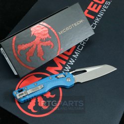 MICROTECH STANDARD ISSUE MSI, S/E, RAM-LOK, BLUE CERAKOTE POLYMER, 3.9 INCH, APOCALYPTIC, 210T-10APPCBL