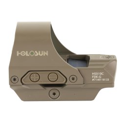 HOLOSUN HS510C-GR BPEN REFLEX MRS, GREEN DUAL RETICLE QR, FDE