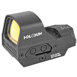 HOLOSUN HE510C-GR BPEN REFLEX MRS, GREEN DUAL RETICLE QR, BLACK