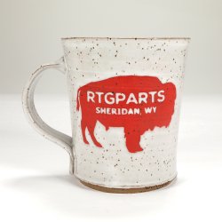 RTG RED BUFFALO HK MUG, HAND MADE IN WYOMING