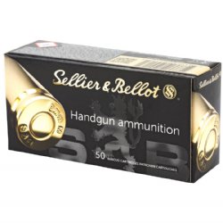 S&B 9MM MAKAROV 95 GR FMJ, 50RD BOX