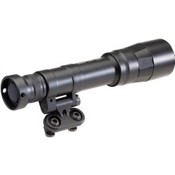 SUREFIRE M640DFT SCOUT LIGHT TURBO 18650 RECHARGEABLE, 700 LUMENS, 1913 PICATINNY & MLOK MOUNT, BLACK