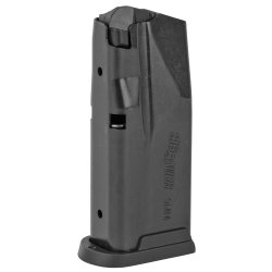 SIG P365 10RD 9MM MAGAZINE NEW, FLAT BASEPLATE, BLACK