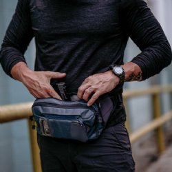 Vertx, SOCP Tactical Fanny Pack, Reef Blue and Smoke Gray, Cross Body ...
