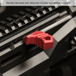 UTG CHARGING HANDLES, FOR CZ SCORPION EVO 3, RED