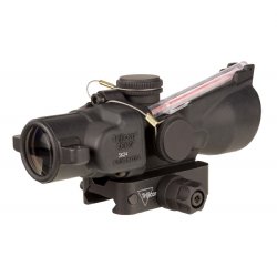 TRIJICON COMPACT ACOG 3X24 7.62X39/123GR, DUAL ILLUMINATION RED HORSESHOE BCD W/ Q-LOC MOUNT, TA50-C-400360