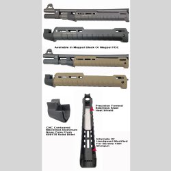 GG&G BERETTA 1301 MAGPUL ZHUKOV HANDGUARD, BLACK