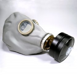 NEW FRENCH GAS MASK FILTER, STANDARD 40MM, FITS SOVIET OR NATO